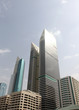 DUBAI, UAE - 2/11/2011: Tall Futuristic Skyscrapers In Dubai