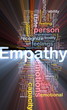 Empathy background concept glowing