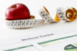 Workout tracker printout