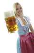 Foto: Woman with Beer Mug Woman with Beer Mug