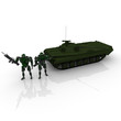 3d russian BMP2 with robots
