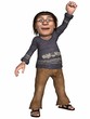 Toon Hippie - 1960s Flower Power
