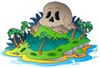 Pirate skull island