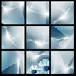 blue digital space