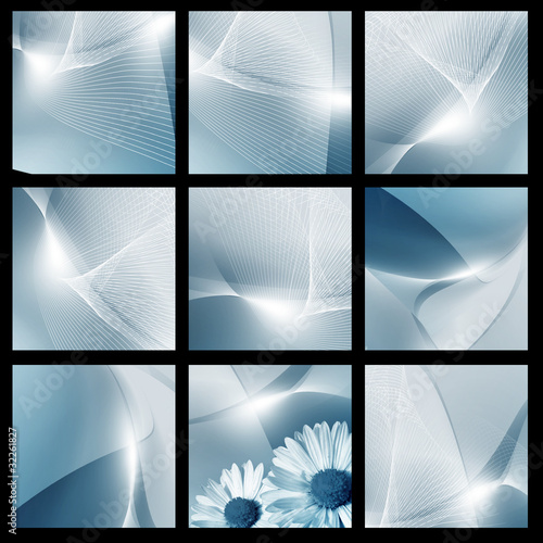 Illustration: blue digital space blue digital space
