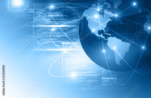 Illustration: Best Internet Concept of global business from concepts series Best Internet Concept of global business from concepts series