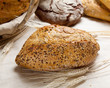 Bread on a table