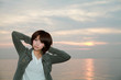 Princess MAIKO Benicio at the Sea Side / SUN SET Princess MAIKO Benicio at the Sea Side / SUN SET