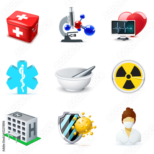Vector: Medical and health care icons | Bella series 2 Medical and health care icons | Bella series 2