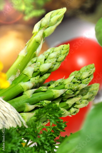 Foto: Grüner Spargel Grüner Spargel
