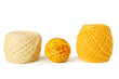 yellow gamma clews in a row, isolated yellow gamma clews in a row, isolated