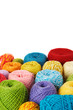 many multicolored clews, isolated many multicolored clews, isolated