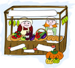 Vector: Bauernmarkt Bauernmarkt