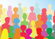 colorful crowd