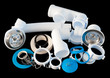 disassembled bath trap