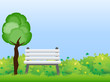 Bench under tree