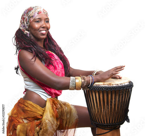 Photo: African Djembe Drummer African Djembe Drummer