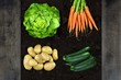 vertical shotot of vegetables