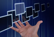 Foto: Choice, hand, new technology Choice, hand, new technology