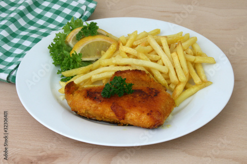 Foto: Cordon Bleu mit Pommes Cordon Bleu mit Pommes