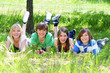 Foto: 4 Teenager im Grünen 20.05.11 4 Teenager im Grünen 20.05.11