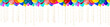 seamless colourful balloons with streamers for party or bithday