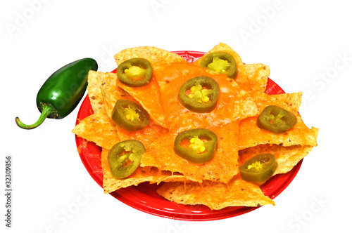 Photo: Nachos Isolated Nachos Isolated