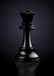 Chess Black Queen - Vector Illustration