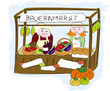 Vector: Bauernmarkt Bauernmarkt