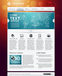 Website design template