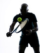man tennis player backhand