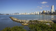 Strand-Stadt Balneario Camboriu in Südbrasilien