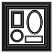 Modern Black Frames