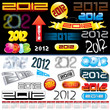 2012 tags, labels, signs, symbols
