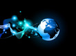 Earth Planet Design for Technology Futuristic Poster