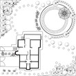 Plan of garden Plan of garden
