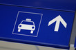 Hinweisschild Taxi