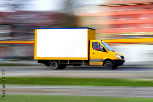 Photo: Blur speedy van Blur speedy van