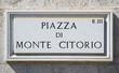 Targa toponomastica, Roma