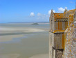 View over the tidal plains surrounding Mont Saint Michel