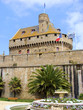 Ancient defensive walls of the city of St. Malo, France