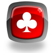 Card symbol glossy icon