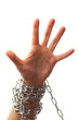 chained hand chained hand