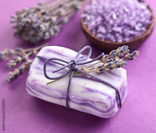 Photo: Lavender soap. Lavender soap.