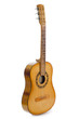 Acoustic guitar  isolated on a white