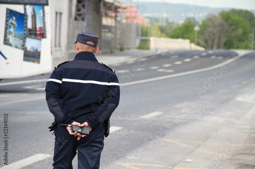 Photo: policier policier