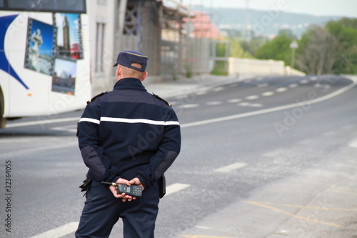 Photo: policier policier