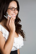 Smiling Phone Woman