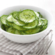 frischer Gurkensalat