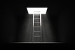 Exit the Dark - Silver Grey Ladder to the Light